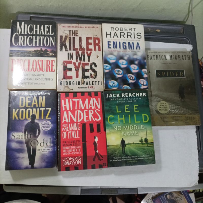 นิยายนําเข้า spider/patrick McGrath, Hitman Anders และความหมายของทั้งหมด/ jonas Jonsoon, saint od/De