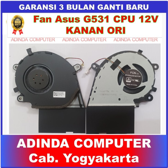 พัดลม Asus ROG Strix G531 G531G G531GD G531GT G531GU G531GW 12V - CPU