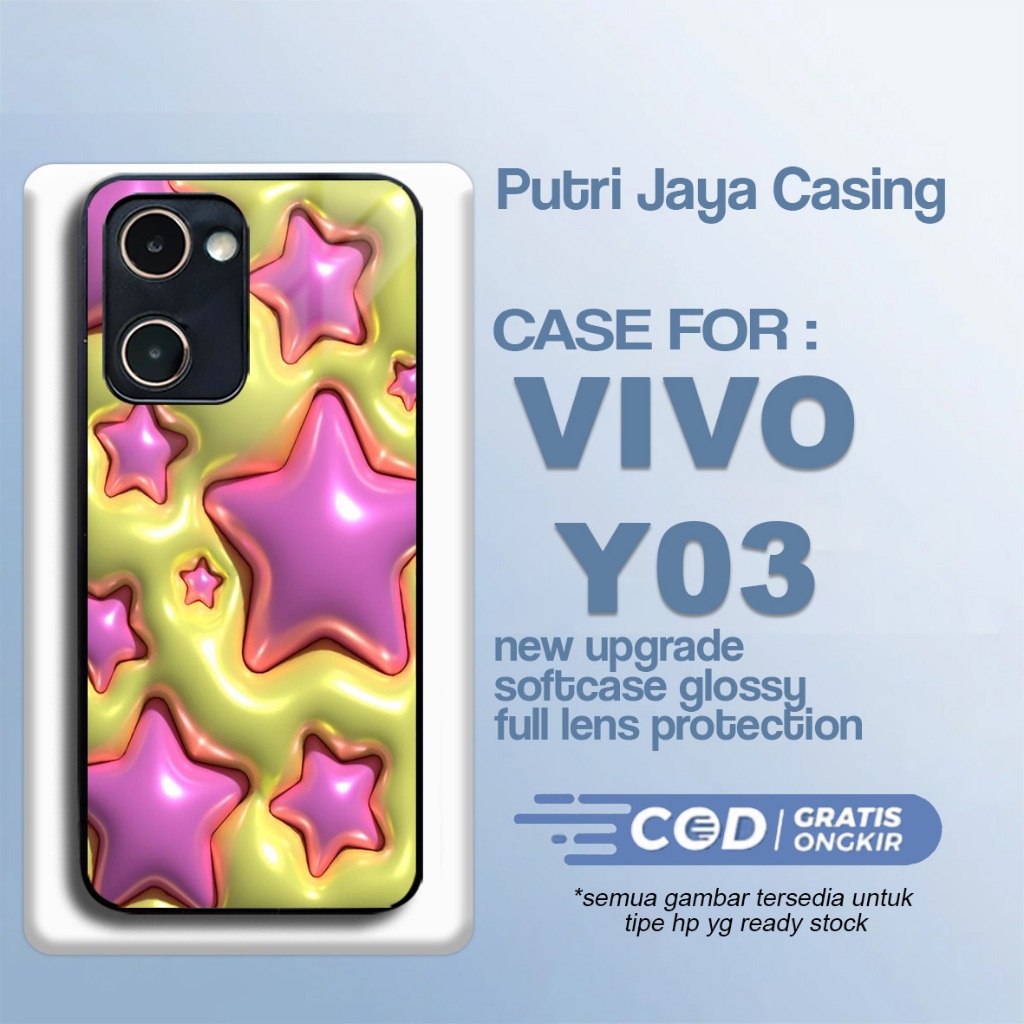 เคส Vivo Y03 ล่าสุด เคส Cutie เคส Vivo Y03 Hardcase Softcase Glossy Premium