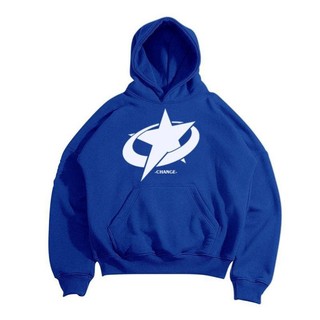 HOODIE BOXY OVERSIZE CHANGE BIRU