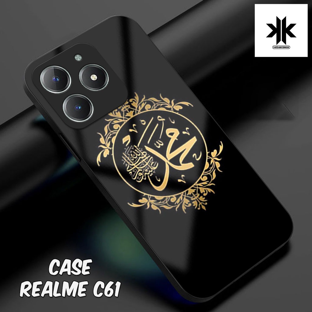 เคส HP KK14 Realme C61 - เคสโทรศัพท์ Realme C61 - Glass Softcase - Glossy Hardcase - เคสโทรศัพท์ - P