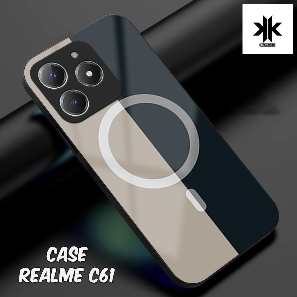 เคส HP KK69 Realme C61 - เคสโทรศัพท์ Realme C61 - Glass Softcase - Glossy Hardcase - เคสโทรศัพท์ - P
