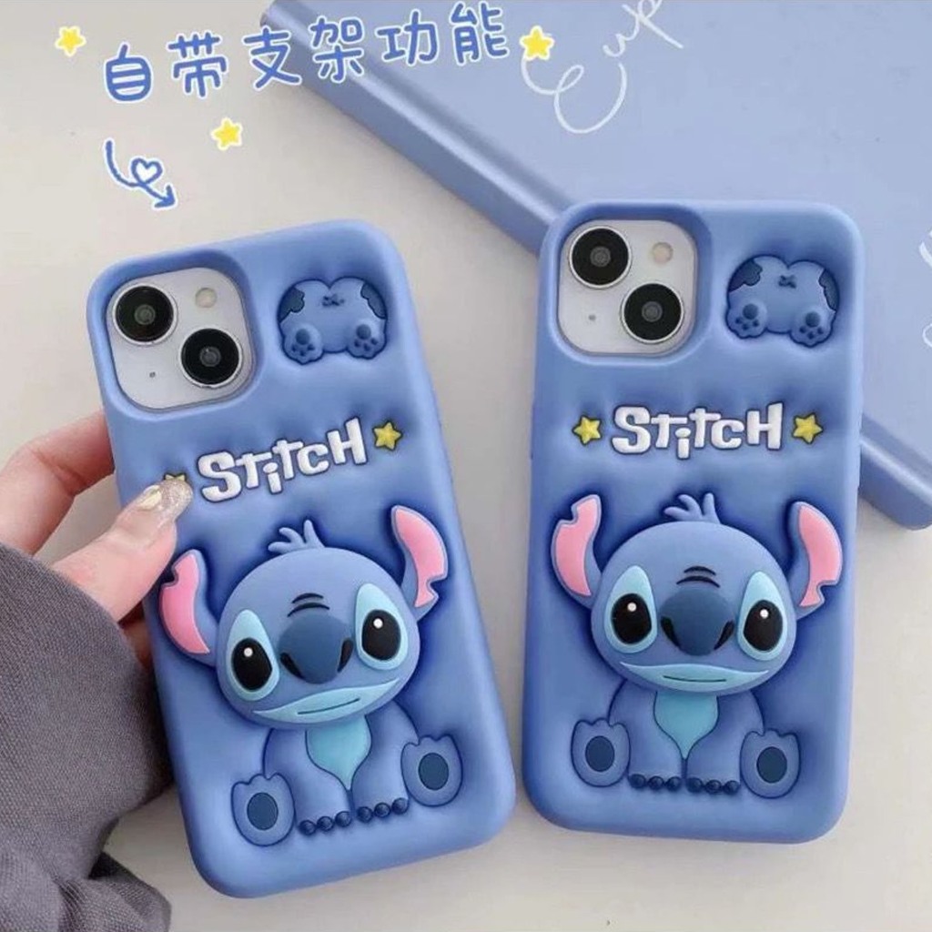 CASE เกาหลียางซิลิโคน 3D STITCH IPHONE IP X IP XR IP 11 IP11 PRO IP 12 12 PRO IP13 IP14 IP 15 IP 13 
