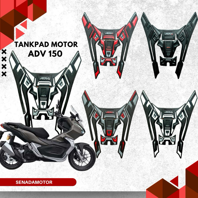 Adv 150 Tankpad 100% Rubber Body Protector - Honda Adv 150 Motorcycle Variation Accessories