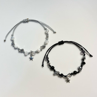 Starly Bracelet | Gelang Tali Serut Couple | Gelang Tali Giok with Charm