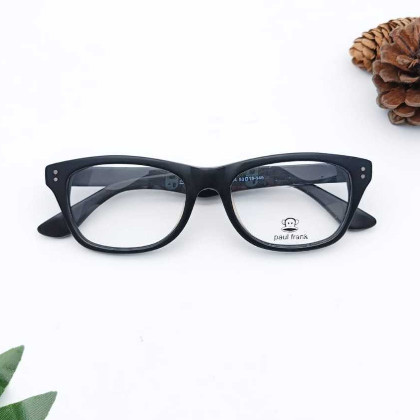 Hitam - Paul FRANK 5267 กรอบแว่นกันแดด/แว่นตาแฟชั่น เลนส์ป้องกันรังสีระดับพรีเมียม