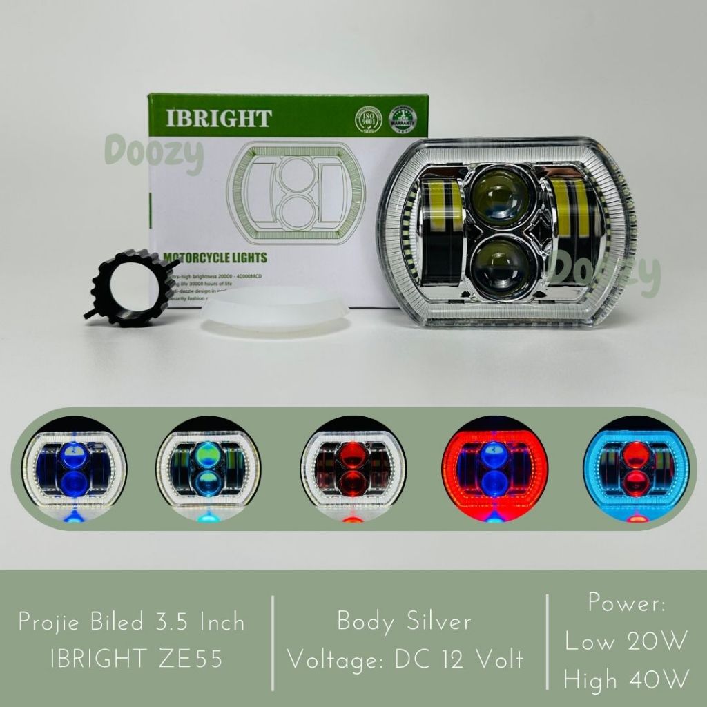 IBRIGHT ZE55 Projector Bild 3.5 นิ้ว Plus พัดลมระบายความร้อน