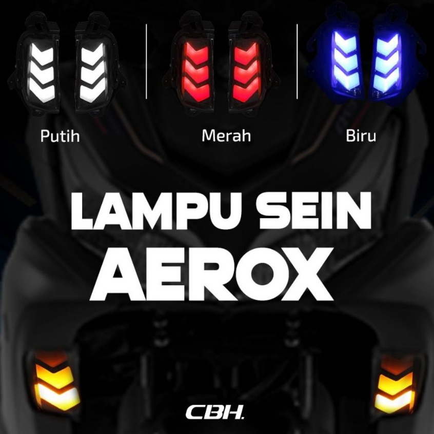 Original AEROX 155 CBH ไฟเลี้ยววิ่ง PNP ชุดซ้ายขวา / AEROX SEN ARROW รุ่น