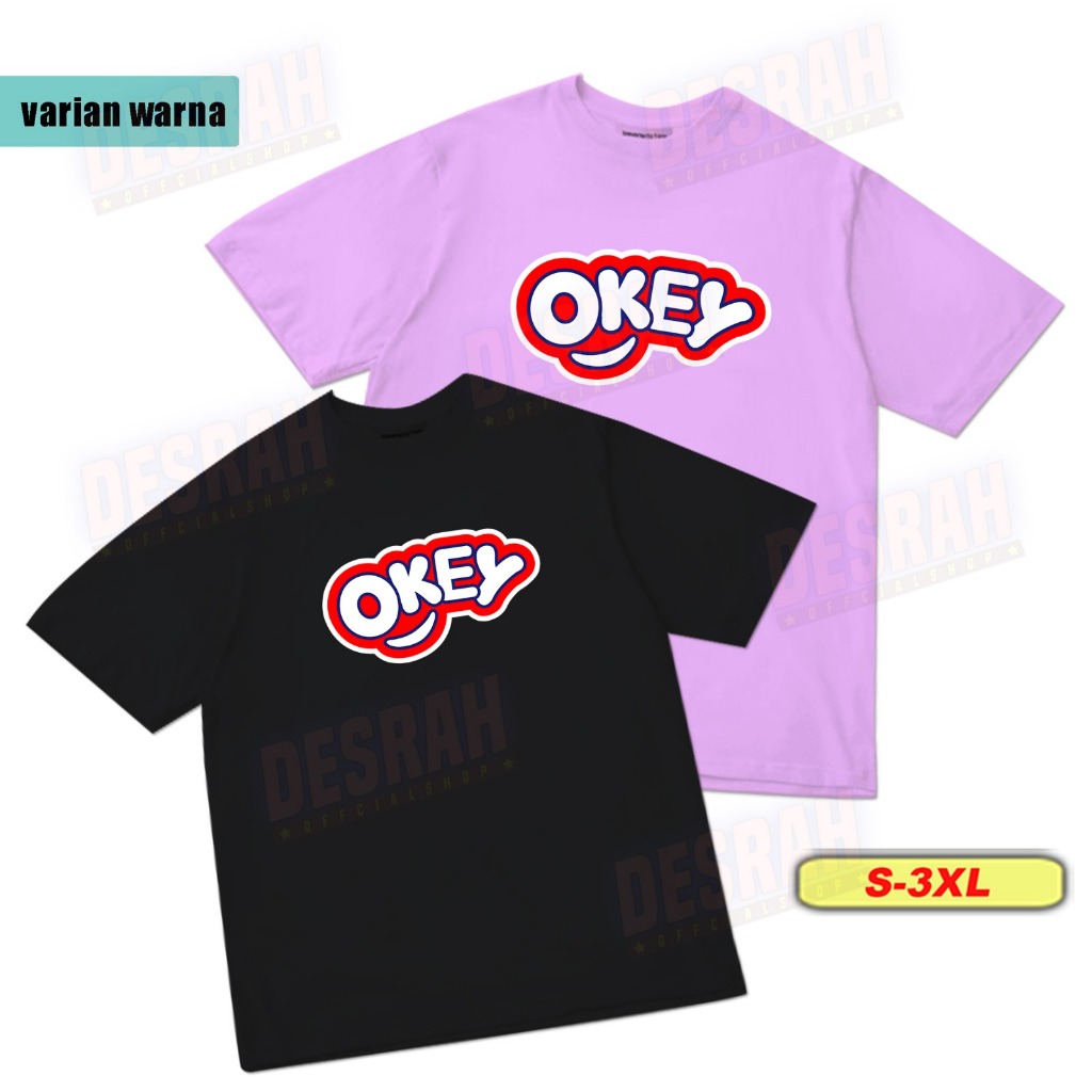 เสื้อยืดล้อเลียน OKEY พรีเมี่ยมคอตตอน 24s และ 30s