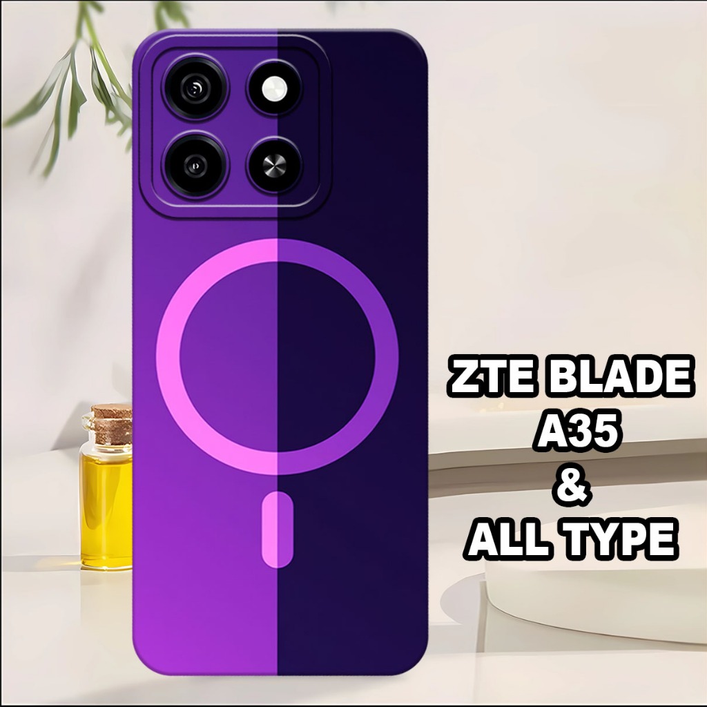 HP G36 - เคสกล้อง ZTE Blade A35 Softcase 2024 - MAGNT MOTIF - วัสดุยางยืดหยุ่น - เคส ZTE Blade A35 -