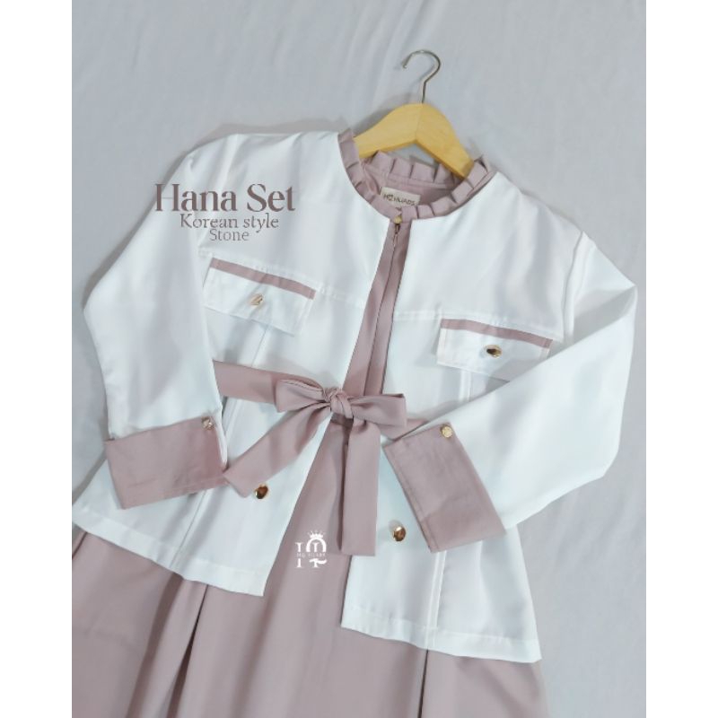 Hana Set สไตล์เกาหลี by hq.hijabs