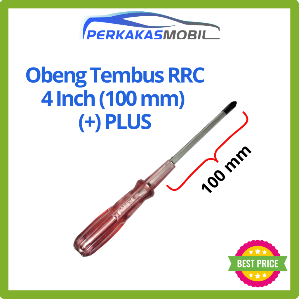 PRC 4 นิ้ว 100MM (+) PLUS (-) ไขควง Penetrating คุณภาพสูง MINUS