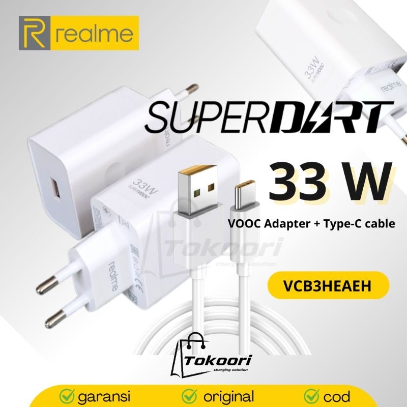 REALME 33W SUPERVOOC SUPERDART ชาร์จเร็ว USB TYPE-C CHARGER