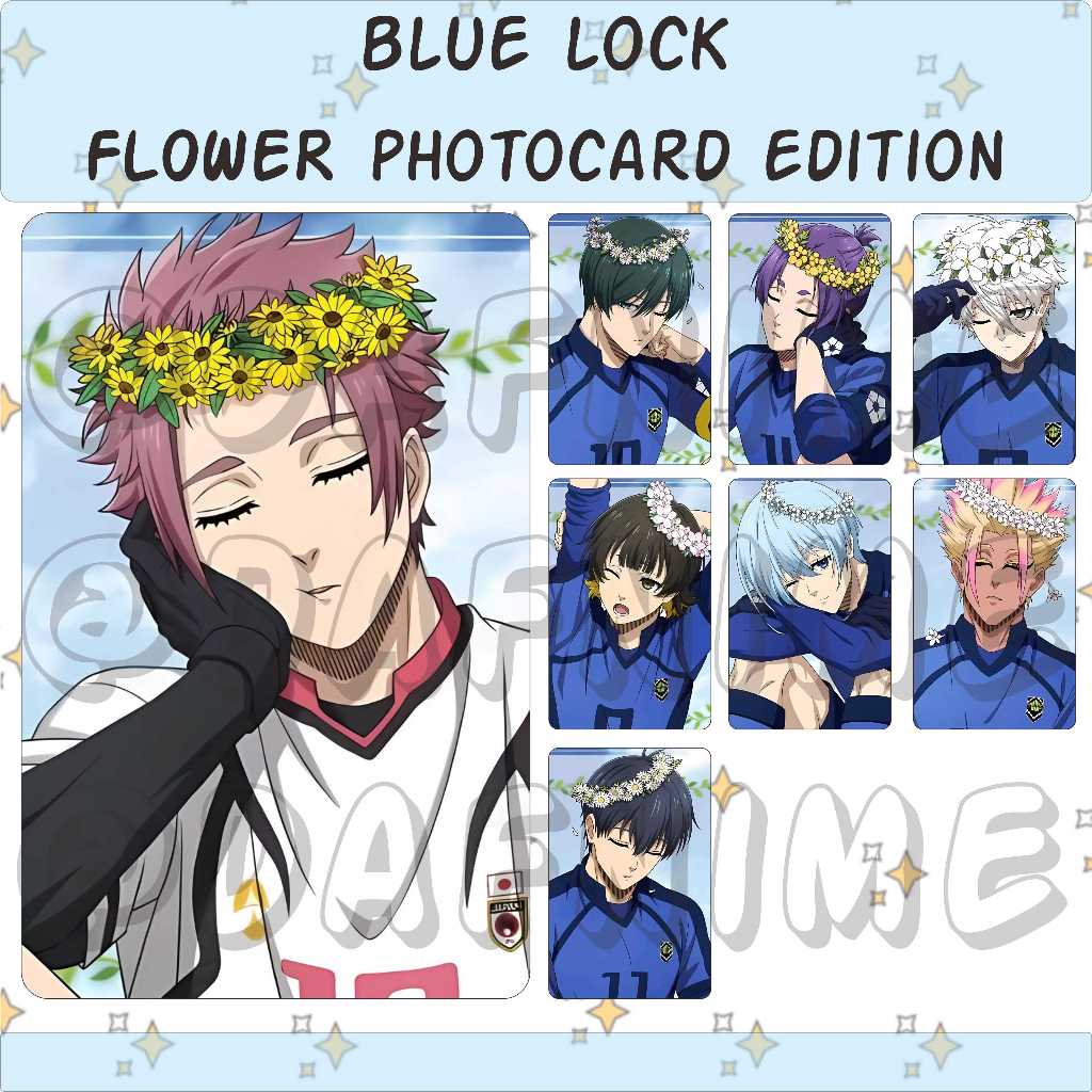 Blue LOCK FLOWER EDITION โฟโต้การ์ดอะนิเมะ