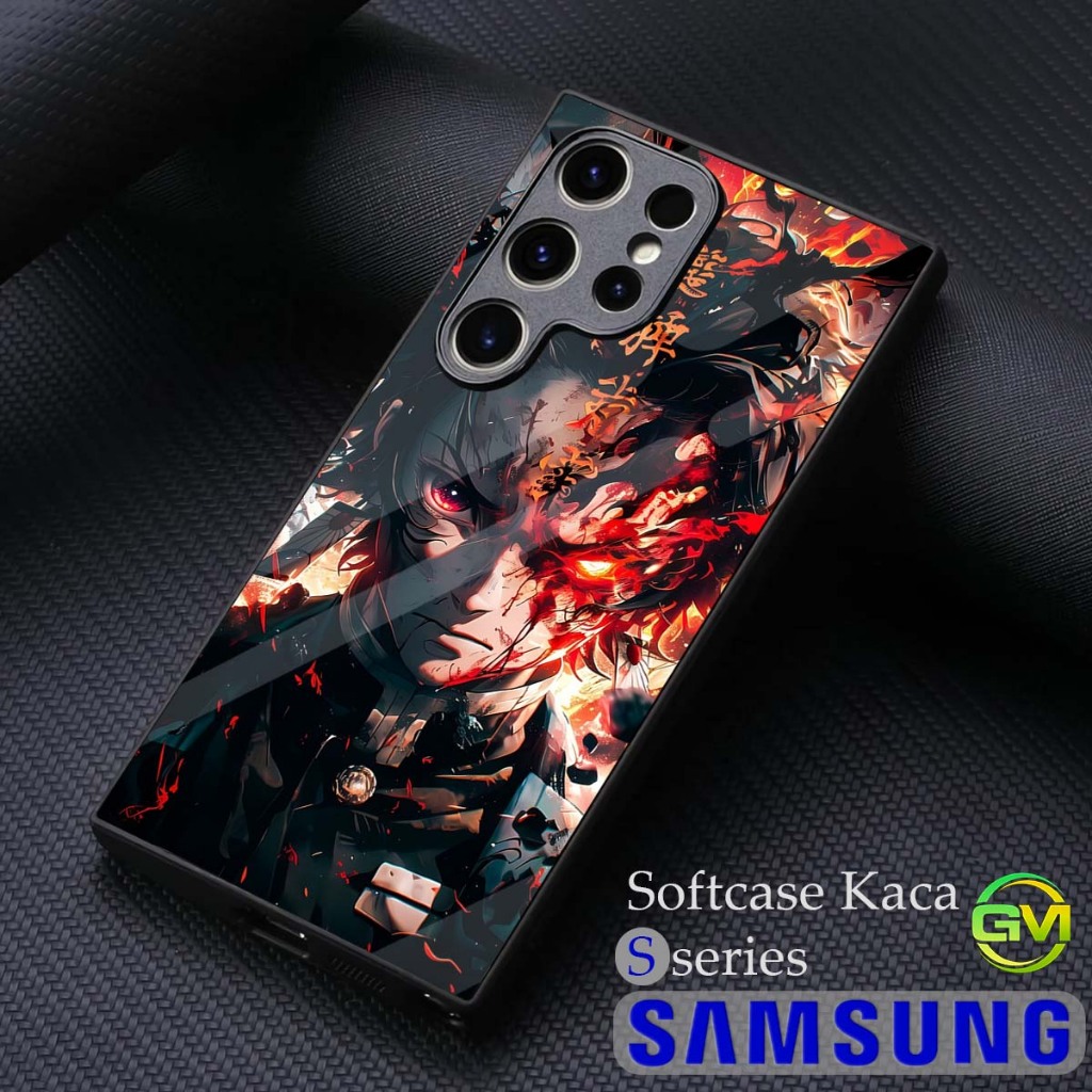 Samsung S21 S22 S23 S24 S25 Ultra Glass Softcase |GM73| เคส Samsung Cover Case | Mika Hp S21ultra S2