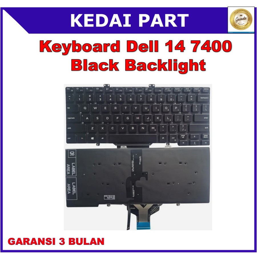 Dell Latitude 14 5400 3400 5401 5402 5410 5411 7400 7410 3J9FC L3400 P98G คีย์บอร์ดแบ็คไลท์