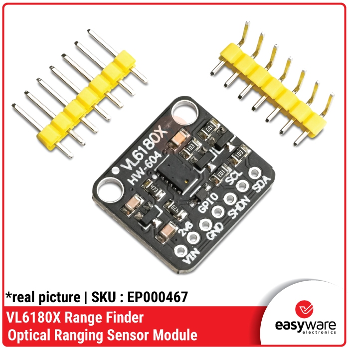 VL6180X Range Finder โมดูลเซ็นเซอร์ตั้งแต่ออปติคัล