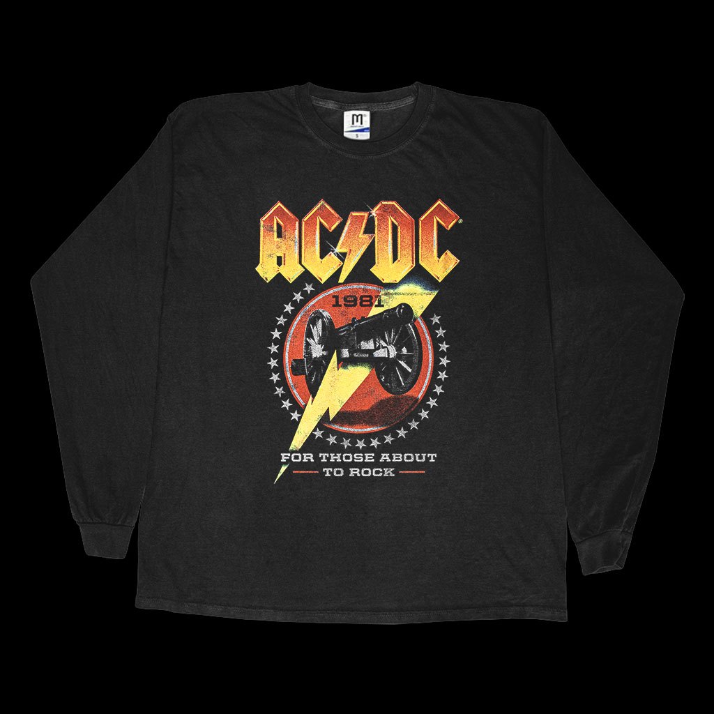 Canon AC/DC - เสื้อยืดวงแขนยาว - เสื้อยืดวงวินเทจ