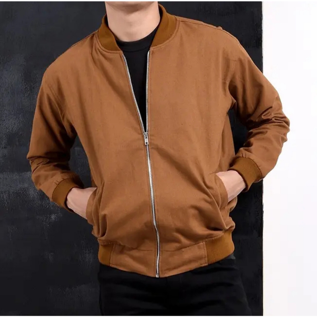 ผ้าใบผู้ชาย BOMBER JACKET / DELUXE BOMBER JACKET / Mens BOMBER JACKET / PREMIUM GOODS CANVAS BOMBER 