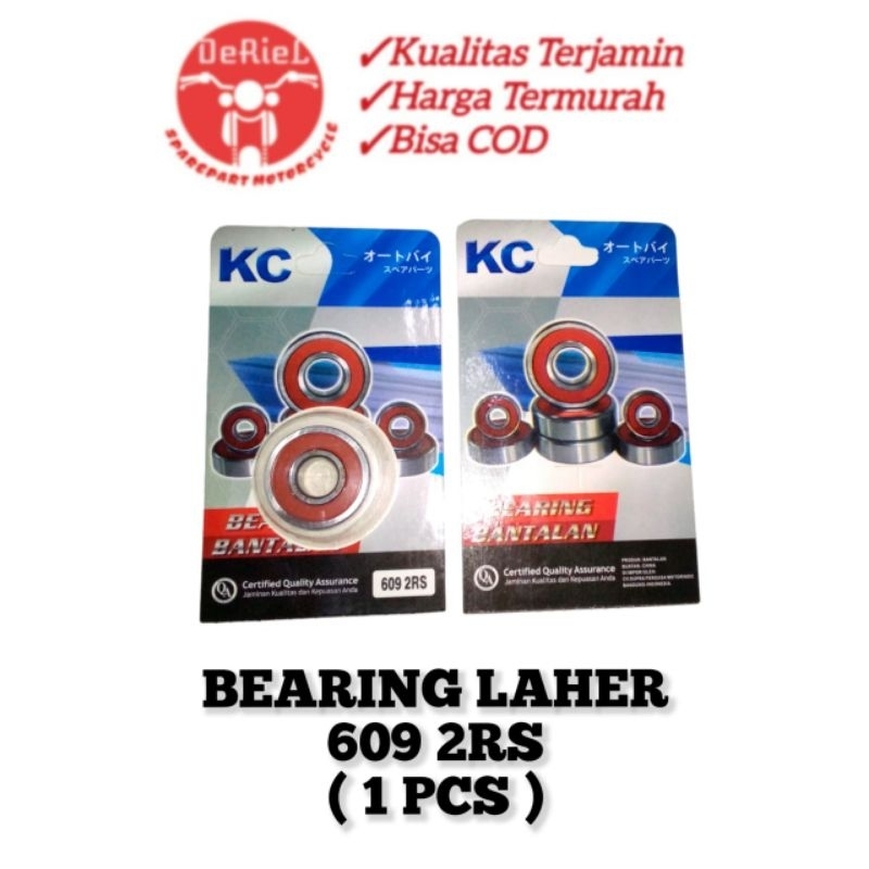 BEARING 609 2RS KC LAHER 609 2RS KC 1 ชิ้นแบริ่ง LAHER GUARANTEEED ราคาถูกที่สุด