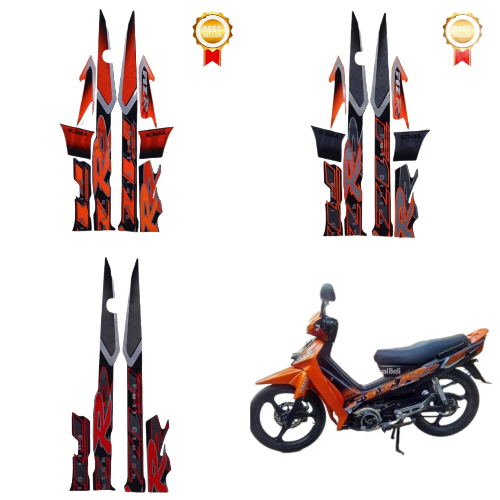 Yamaha F1ZR F1 Zr 2002 Full Clutch List Motorcycle Standard F1ZR 2002 Striping Stickers