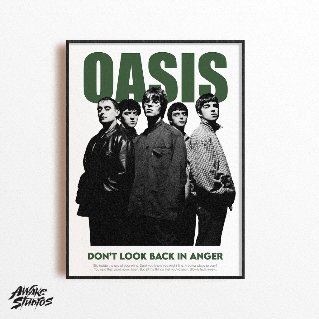 Oasis โปสเตอร์ปกแข็ง - Frameblock