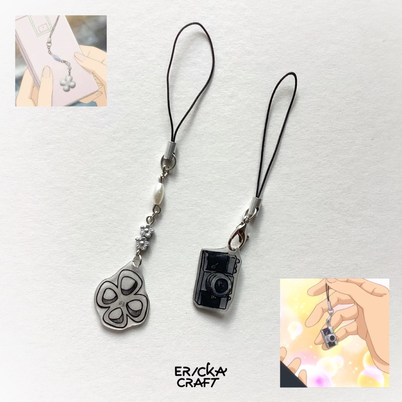 GANTUNGAN HP PHONE STRAP SAWAKO KAZEHAYA PHONE CHARM INSPO KIMI NI TODOKE จาก ME TO YOU อะนิเมะโทรศั