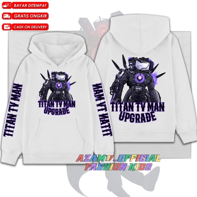 Children& 39;S HOODIE JACKET TV MAN UPGRADE SKIBIDI TOILET MULTIVERSE ฟรีชื่อ / CHILDREN& 39;S SWETER HOODIE TITAN TV MAN SUPER UPGRADE