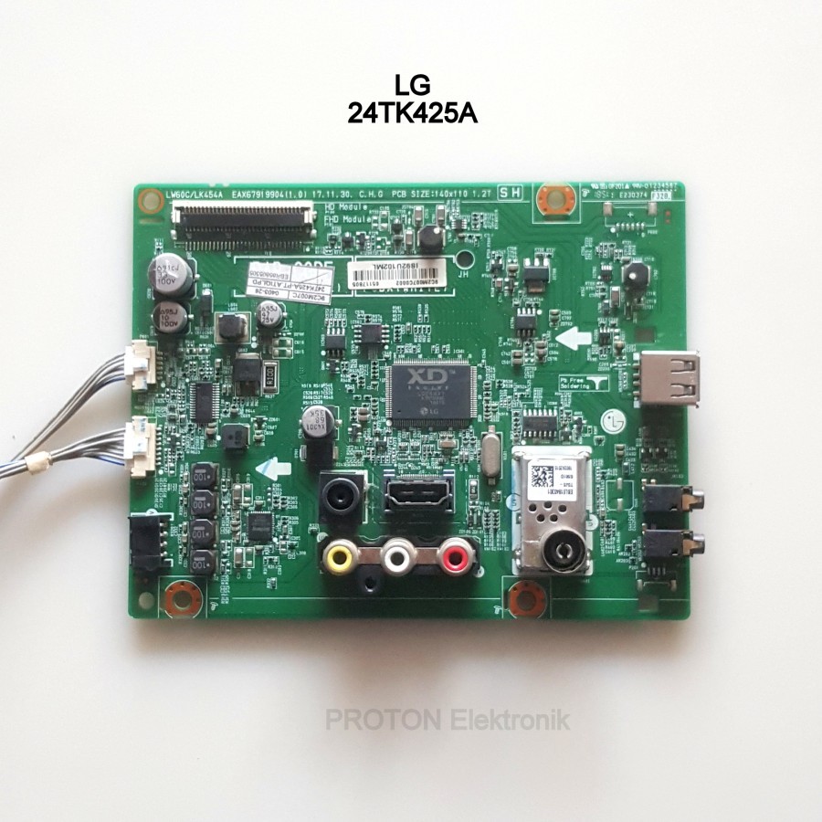 MESIN LG LED TV เมนบอร์ด 24TK425A 24TK425A-PT 24TK425A-PT.ATIQLPD 24TL520A Manherboard EAX67919904 เ