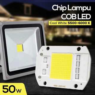 Chip LED Cool White 50W Lampu COB Floodlight Spotlight 220V