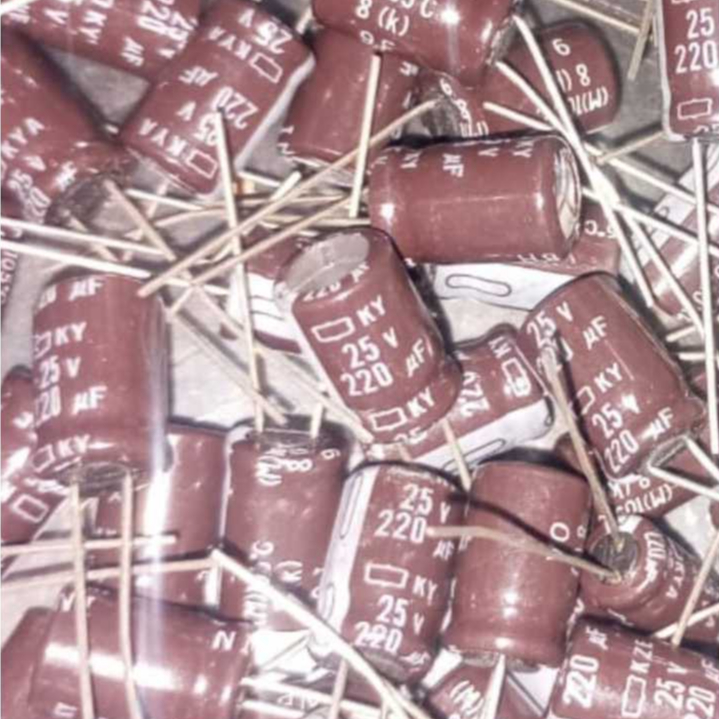 Elco 220uf 25v Elco Elko Capacitor Electrolyte Capacitor