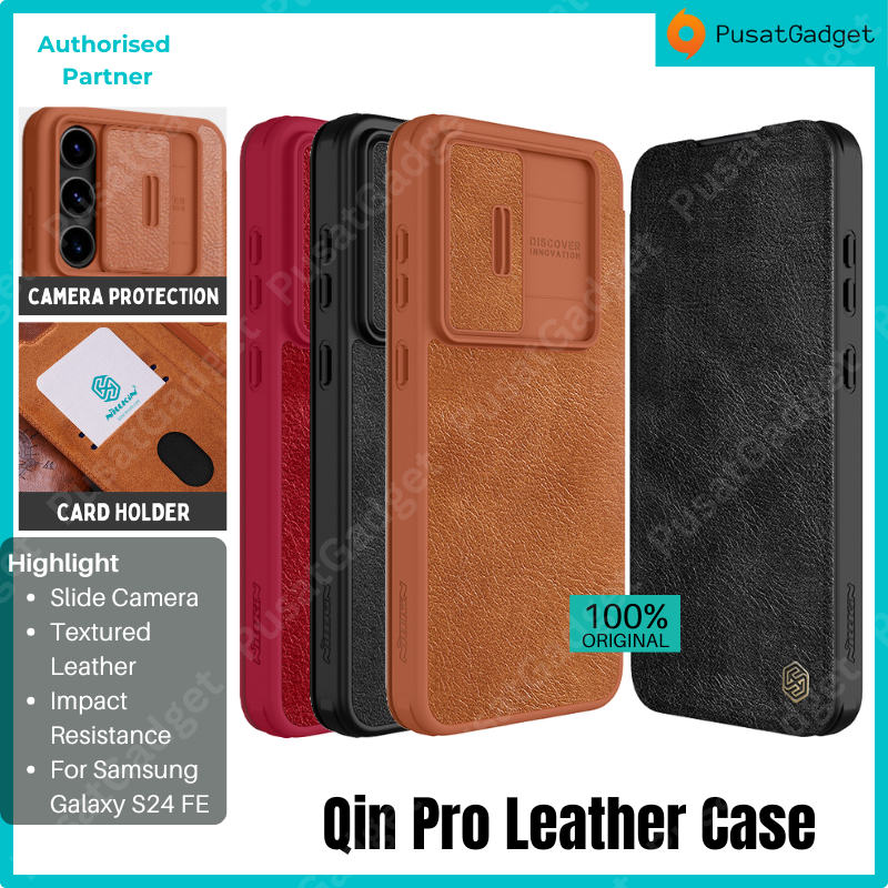 Samsung Galaxy S24 FE NILLKIN Qin Pro Leather Flip Casing Case