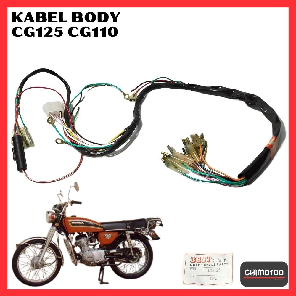 สายรัดสายไฟ Honda Cg125 Cg 125 Cg110 Cg 110