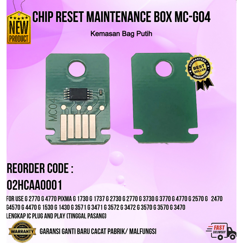 CHIP RESET MAITENANCE BOX MC-G04 MC G 04