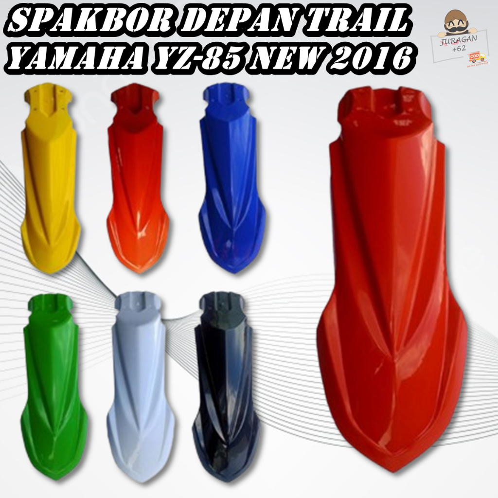 ด้านหน้า FENDER YZ85 YZ 85 ใหม่ใหม่ 2016 TRAIL CROSS MOTORCYCLE YAMAHA SUPERMOTO SUPER MOTO DIRTBIKE