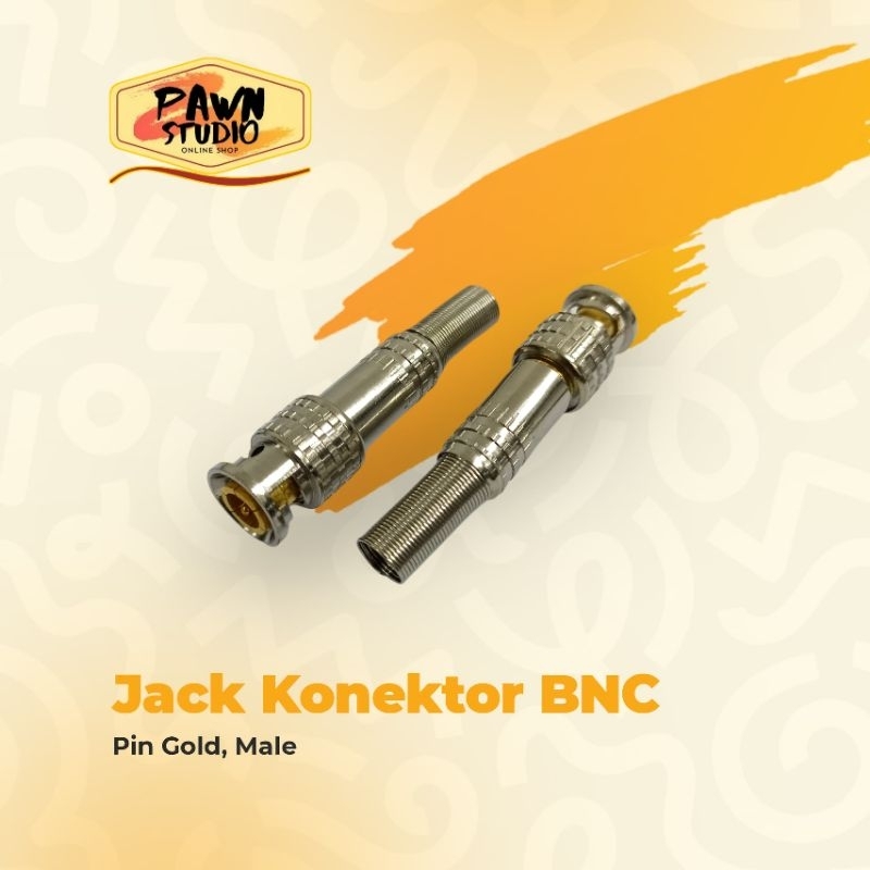 JACK JEK CONNECTOR GOLD TAIL / BNC CONNECTOR BNC JACK TAIL