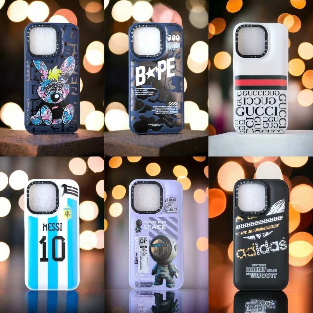 [ XIAOMI REDMI 12C ] CASETIFY MOTIF SPORT KAWS BEARBRCIK SILICONE CASE TIFY RUBBER PATTERN