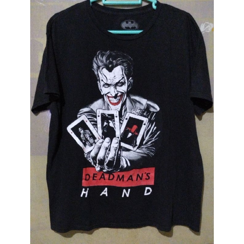 เสื้อยืดภาพยนตร์ BATMAN art JOKER การ์ตูน DC ดั้งเดิม