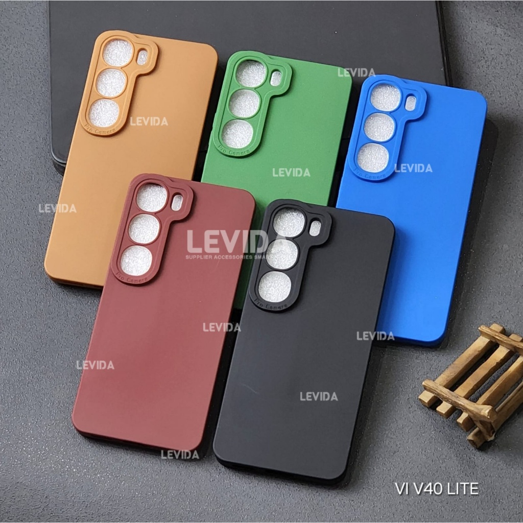 เคส Vivo V40 Lite Pro Camera Macaron Color Case Vivo V40 Lite