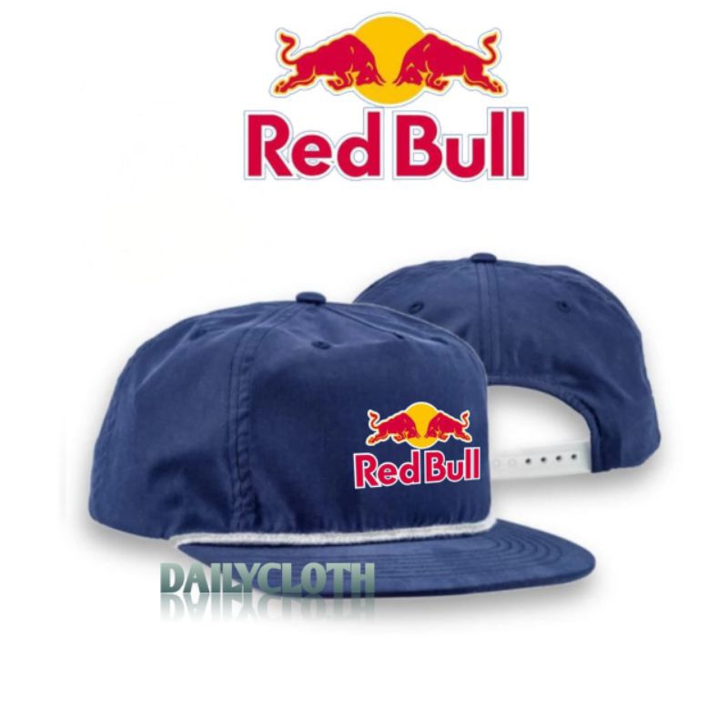 คลาสสิกพรีเมี่ยมแฟชั่นหมวก Snapback/Oldskool Vintage เชือกหมวก/หมวก Disstro สําหรับผู้ชายและผู้หญิงผู้ใหญ่ Redbull