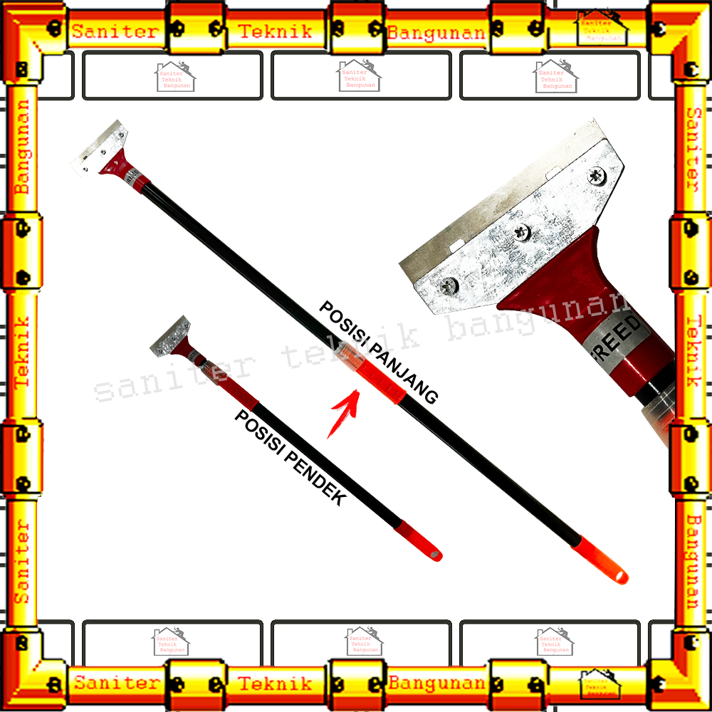 Freed 112 ซม.ยาวพลาสติก Handle Scraper / Wall Paint Stripper Scraper