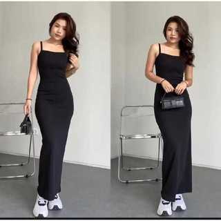 MAXI LONG DRESS PARTY KOREAN STYLE BODYCON TERLARIS/TANKTOP BODY FIT PREMIUM QUALITY