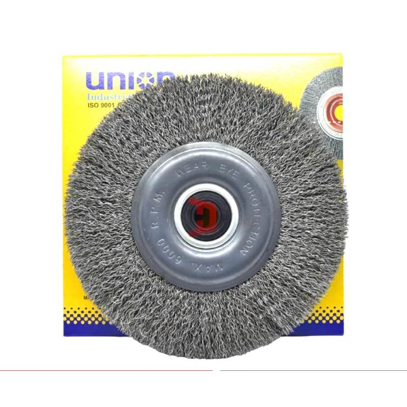 สหภาพแรงงาน แปรงล้อ 6 นิ้ว - แปรงล้างจานลวดเหล็ก www-60