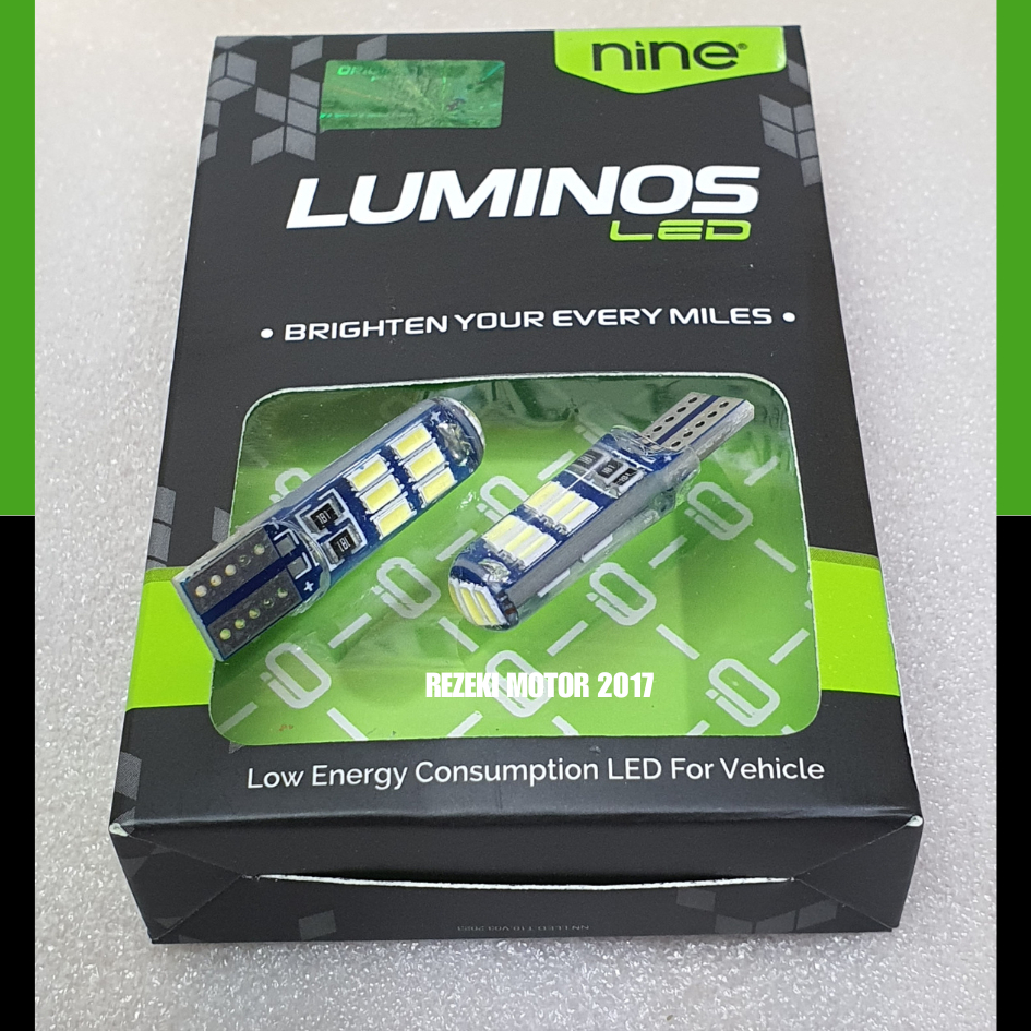 LUXIMOS NINE T10 BULB CITY DUSK TURN SIGNAL LIGHT SUPER BRIGHT AD 2 TYPE ผลิตภัณฑ์ NINE ดั้งเดิม