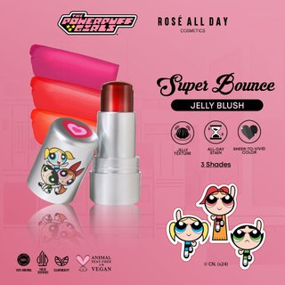 Rose All Day Super Bounce Jelly Blush (The Powerpuff Girls Edition)