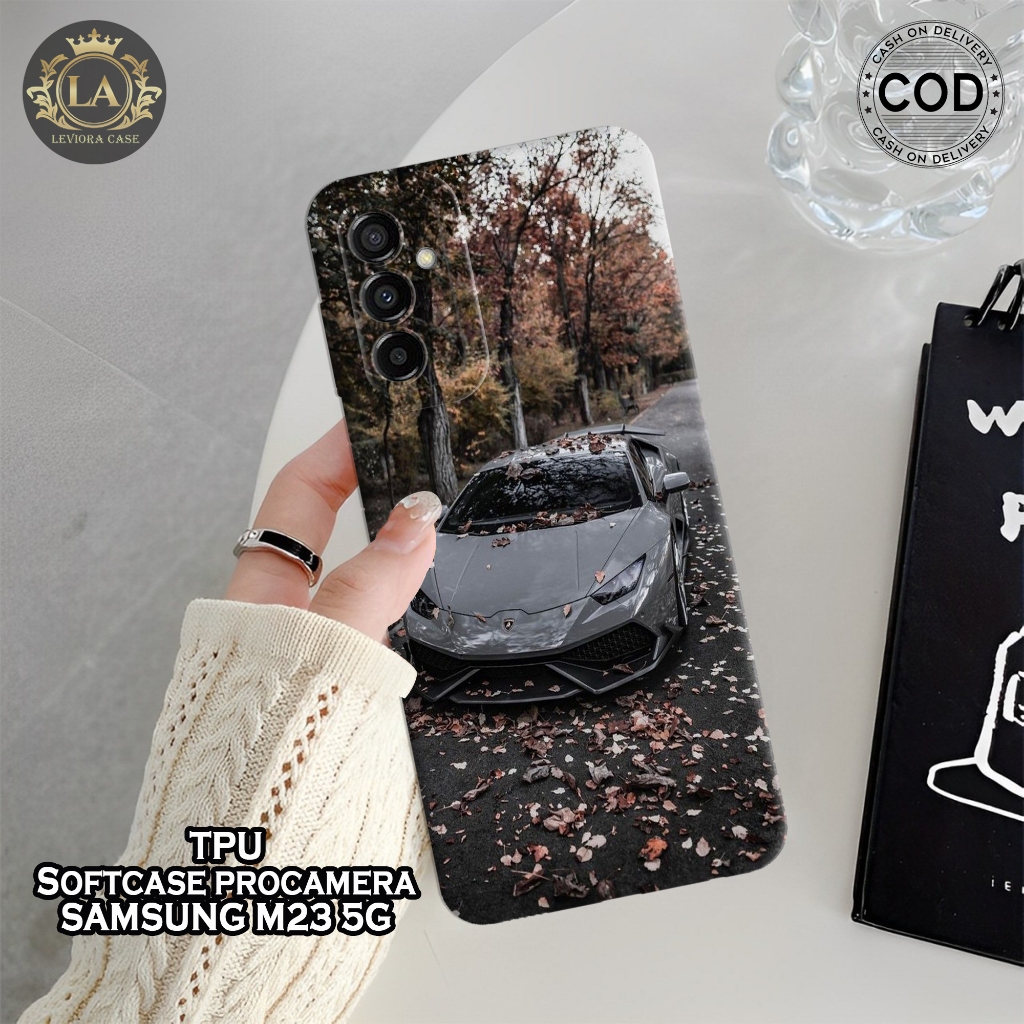 HP เคส Samsung M23 5G ใหม่ล่าสุด - เคส Leviora - เคสรถแฟชั่น - Samsung M23 5G Softcase - เคสกล้อง Pr