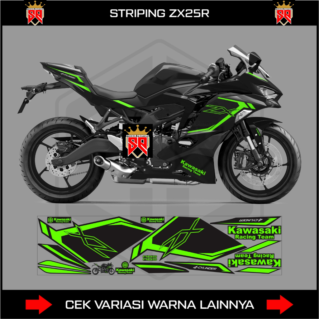 NINJA ZX25R STRIPING / KAWASAKI NINJA ZX-25R DECAL STICKER รายการ