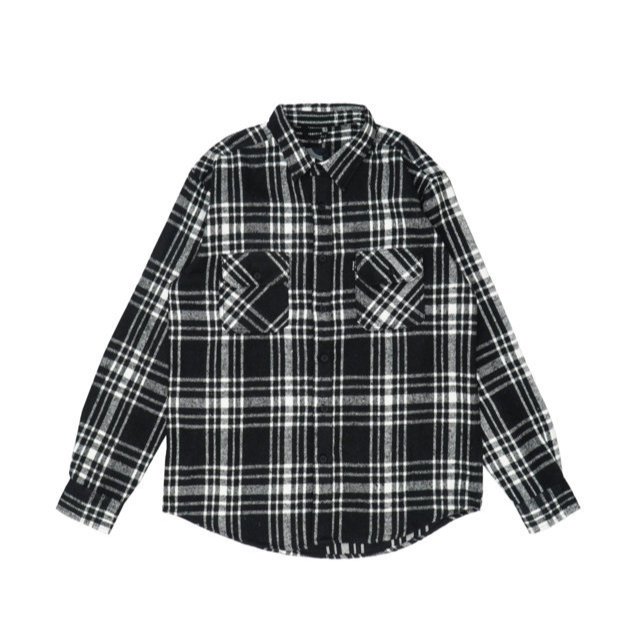 เสื้อเลือด FLANEL S LABORE BLACK WHITE