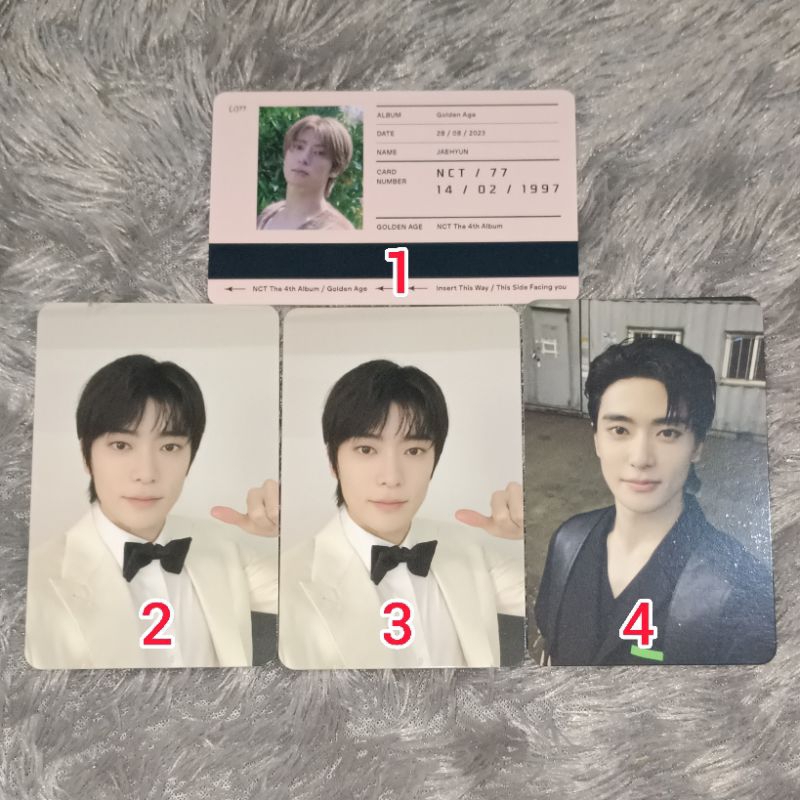 Photocard Official NCT 127 Jaehyun การ์ดยุคทอง fanmeeting วันเชิญลับ 1 2