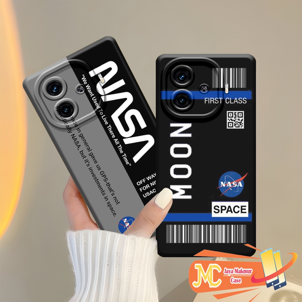 SOFTCASE VIVO IQOO Z9 TURBO 5G / IQOO Z7 5G / IQOO Z7X 5G 2024 ใหม่ล่าสุด / MOTIF Nasa Aesthetic - เ